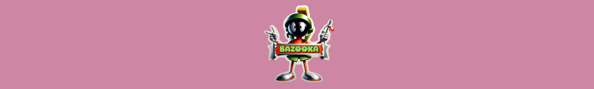 MartianStickerPinkBG 1